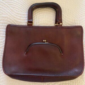 Vintage 1970s Coach Bonnie Cashin Watermelon Leather Tote